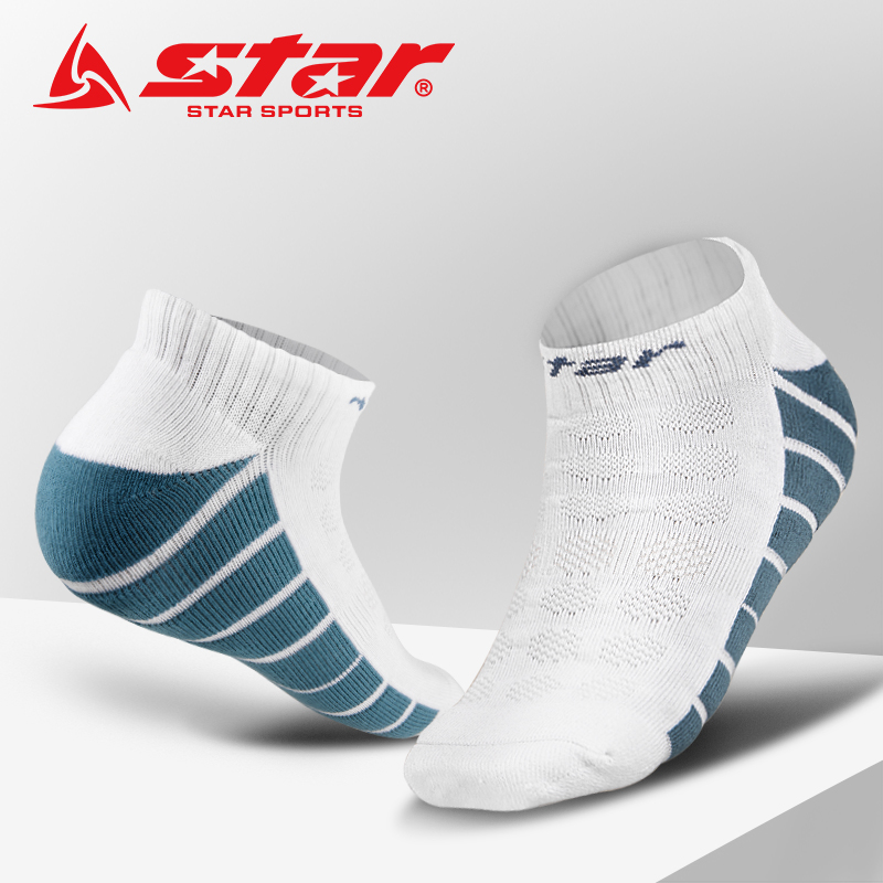 Star Seda Sports Socks Male Shallow Mouth Short 83 Cotton Running basketball Breathable Summer Adult Student