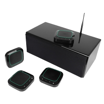 CUHK Tengchuang Large Video Conference Room Audio System Terminal Solution Desktop Wireless Omnidirectional Microphone Active Digital Speaker External Audio Mixer Speaker