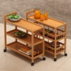 Special Kitchen Storage Rack for Hot Pot Restaurants, Used to Place Vegetable Trays and Dishes, Commercial Trolley for Restaurants, Barbecue Food Rack