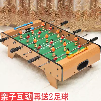Wooden children's table football machine desktop table top game football toy boy Big Match Game Table double