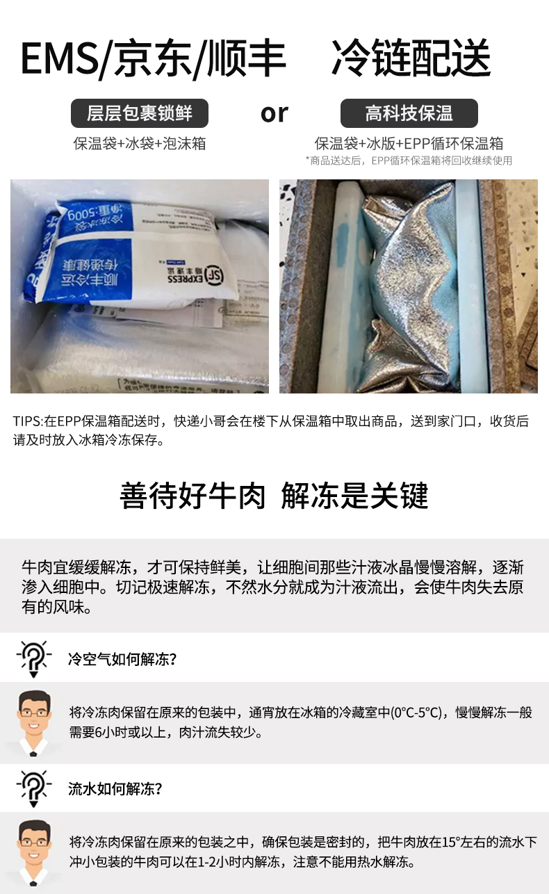 西牛优选 奶香黑牦牛 牛排牛肉组合套餐 1100g 图11