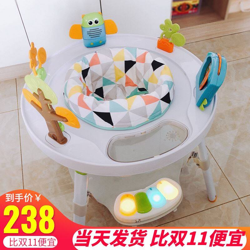 Baby jumping chair coax dolls multi - functional game baby jumping chair fitness rack toy 3 - 18 months puzzle