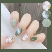 Slim series 2 Fall explicit white nail sticker 3d finger patch gel sticker oil film wearables waterproof