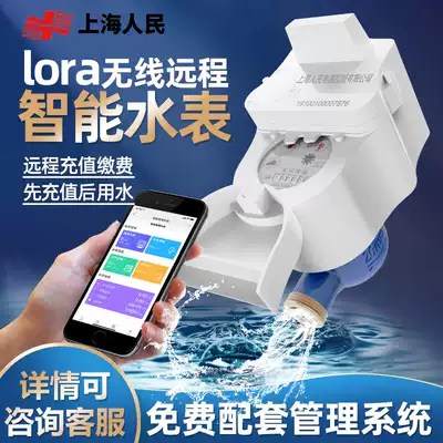 Wireless lora smart water meter Rental room remote prepaid IC card smart credit card remote meter reading Household water meter