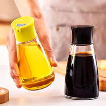 Free sticker Japanese glass oil and vinegar bottle oil pot leak-proof soy sauce bottle vinegar bottle seasoning bottle Japanese small kitchen supplies