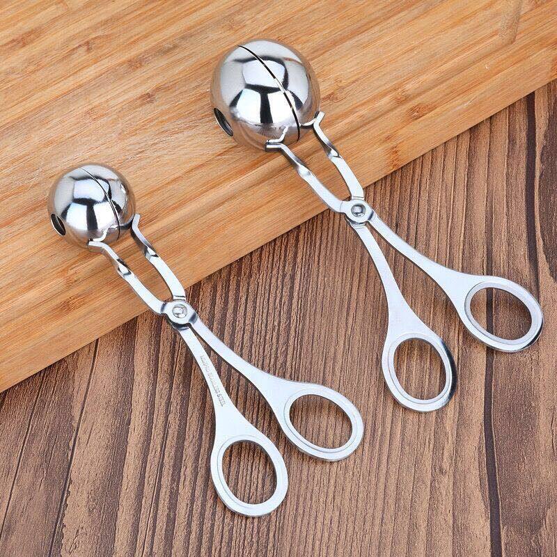 Stainless steel meatball maker rice ball mold kitchen artifact fried meatball household tools meatball clip