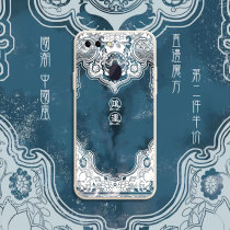 Hongyun mobile phone shell OPPOR15 Guochao Comeback Ancient Forbidden City OPPO China Wind Creativity Right Angle Side Magic Cube Liquid Silicone Square full package soft shell ultra-thin anti-fall frosted personality sleeve R15 dreamscape version