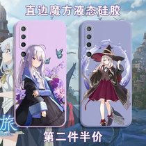 Magic Womens Journey Mobile Phone Shell Suitable for Xiaomi 10 Irenea 10Pro comic around secondary meta-angle edge 10 Youth to revered version Cube Liquid Silicone Square Full Bag Soft Thin Anti-Fall