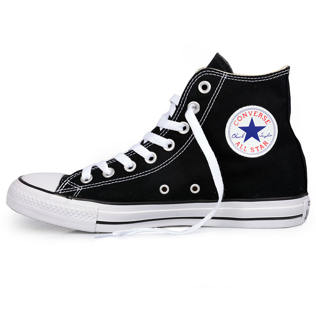 Converse ເກີບຜູ້ຊາຍແລະແມ່ຍິງສີຂຽວຕະຫຼອດປີ AllStar ເກີບຜ້າໃບສູງ 101010