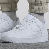 Nike, Nike Air Force 1, обувь, классические белые кроссовки
