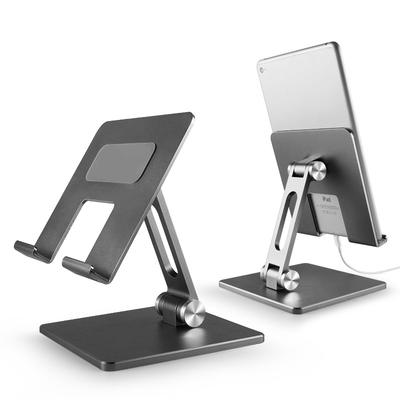 Aluminum alloy foldable portable stand display iPad tablet universal height-increasing non-drilling desktop stand