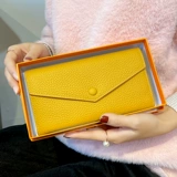 Бумажник, изысканная сумка через плечо, кожаный длинный картхолдер, из натуральной кожи