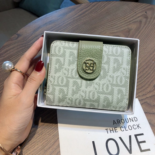 Бумажник, сумка через плечо, элитный изысканный короткий вместительный и большой картхолдер