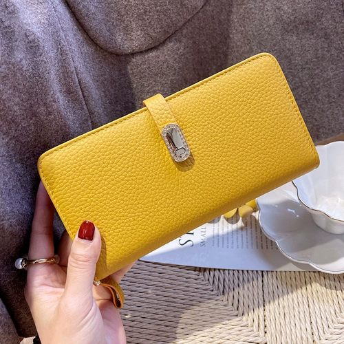 Бумажник, изысканная сумка через плечо, длинный картхолдер, из натуральной кожи, коллекция 2022, изысканный стиль