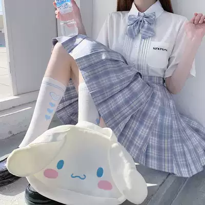 Spot drop ball sauce jk uniform original) Iceland Blue Bay) Orthodox dress pleated plaid skirt female summer