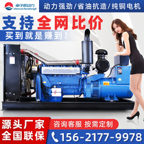 Diesel generator set 30kW 50 100 200 300 400kw factory direct sales all-copper three-phase electricity 380v