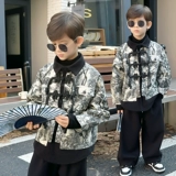 Ханьфу для мальчиков, демисезонный комплект, утепленное детское платье, костюм, китайский стиль