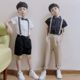 Детский костюм мальчика цветочника, летний наряд для музыкальных выступлений, платье, в британском стиле, подарок на день рождения