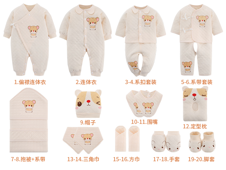 Coffret vetements bébé coton - Ref 3437810 Image 18