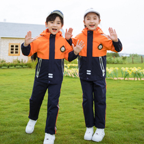 Childrens Charge Clothing Clothing Clothes Three-in-one Demovable Kindergarden Clothes for Three-Piece Primary School Clothes