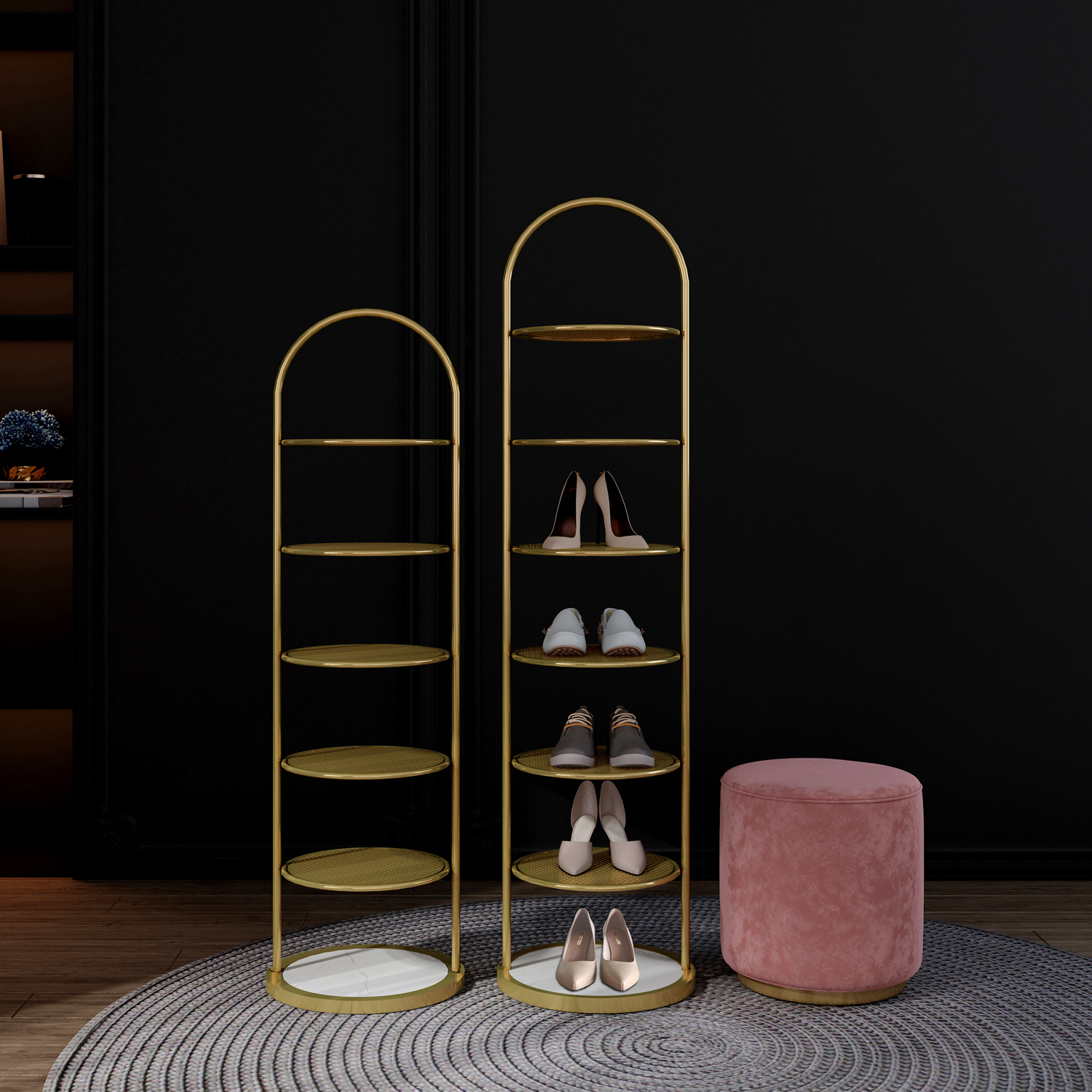 Narrow shoe rack, simple door, home interior, good-looking net red shoe cabinet, space saving, small shoe rack, new 2022 explosion style