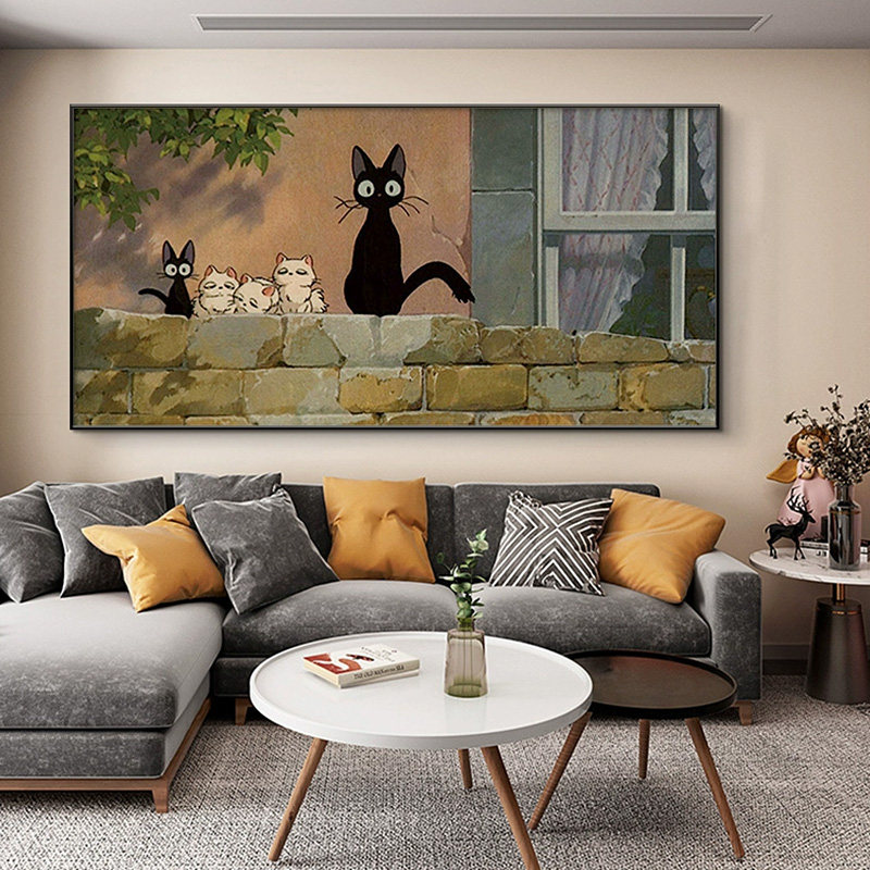 3D Cartoon Cat 5530 Kayomi Harai Wall Mural Wall Murals