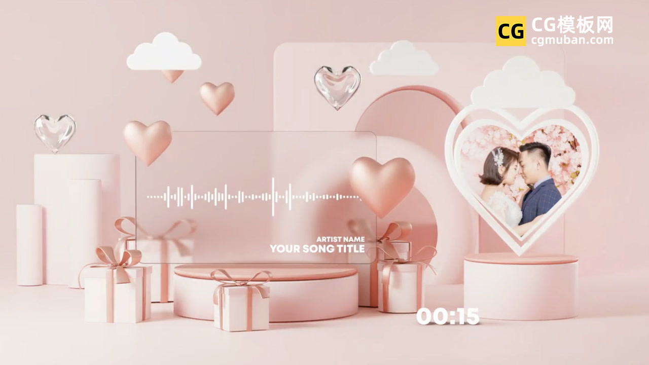 Valentine Music And Podcast Visualizer