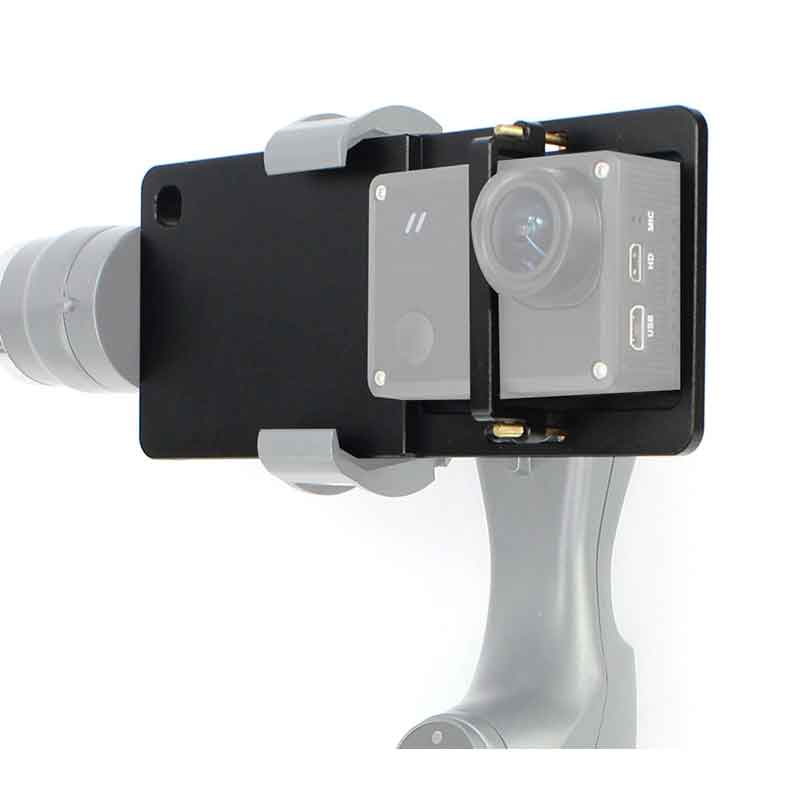 TKU Mobile phone stabilizer Action Camera adapter plate for gopro4 5 6 7 mountain dog ant splint