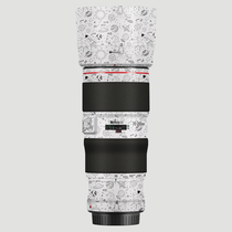 Applicable Canon EF70-200 F4L 2nd generation sticker camera lens 70200 adhesive film carbon fiber protective film 3m
