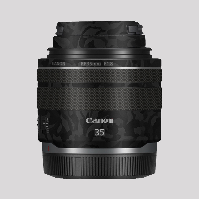 Apply Canon RF35 f1 8 STICKER CAMERA LENS ANTI-COLLISION STRIP FILM CANON CARBON FIBER APPLIC 3m Membrane