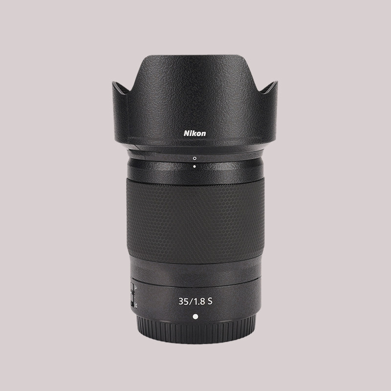 Applicable Nikon Z 35 1 8S Sticker Camera Lens Protective Film Nikon Carbon Fiber Cling Film Camouflage 3m