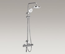 Xingpo K-72638T-B7-CP 72639T-B7-CP constant temperature double rain shower column combination shower set