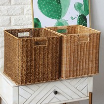 Square container box 30cm plastic vine cabinet containing basket Cabinet storage basket of cabinet cabinet TV cabinet