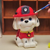 Ottman colored gypsum doll falls not bad enamel doll painting diy graffiti gypsum painting doll color memory