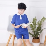 Форма для школьников, летняя спортивная хлопковая футболка для мальчиков, короткий рукав