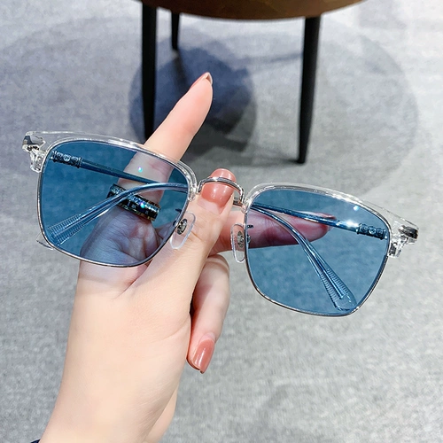 Политехническая мужская половина коробки анти -мыл -обработки очки миопия красивые каркасы винтажные очки для бровей бровей