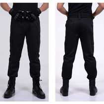 Security pants mens black thickened fat wear-resistant combat pants security work clothes pants winter security training pants