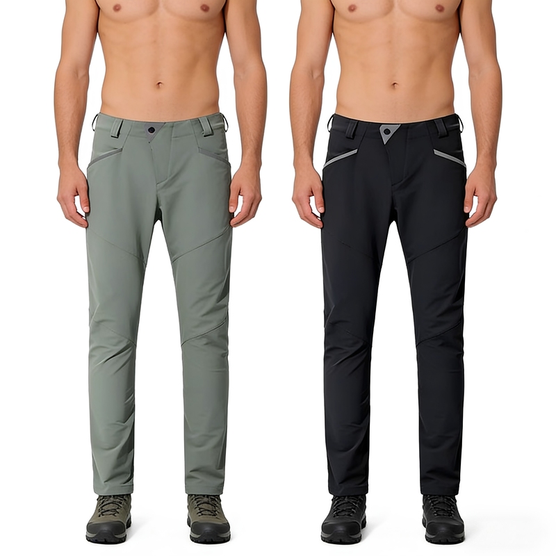 Outdoor Softshell Pants for Men 2026 New Model Hiking Pants Wear-Resistant Windproof Waterproof Pants Mh500 Trekking Pants