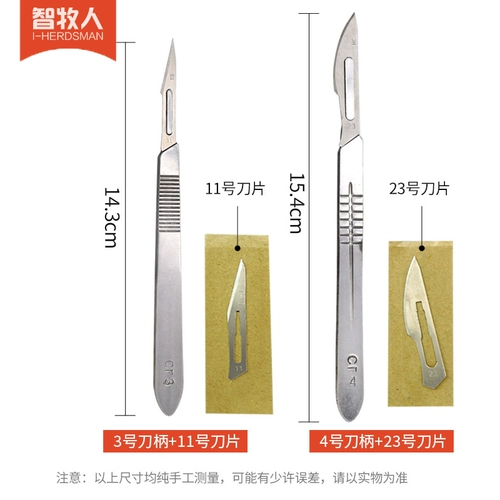 Нож -хирургический зверь с кастрационным ножом, чтобы перейти к мечу стерилизации нож, нож, пигмент из нержавеющей стали, стучащий свинед