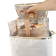 ຖົງ insulated ຫນາ 461012 ນິ້ວຖົງເກັບຮັກສາ cake takeaway ການຈັດສົ່ງຖົງ aluminium foil ເຂົ້າ dumpling insulated bag portable bag