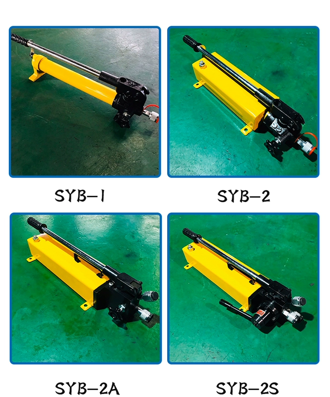 Bơm thủy lực bằng tay áp suất cao nhỏ áp suất kép áp lực tay hai chiều siêu cao áp bơm thủy lực bằng tay bơm dầu thủy lực bằng tay bơm thủy lực