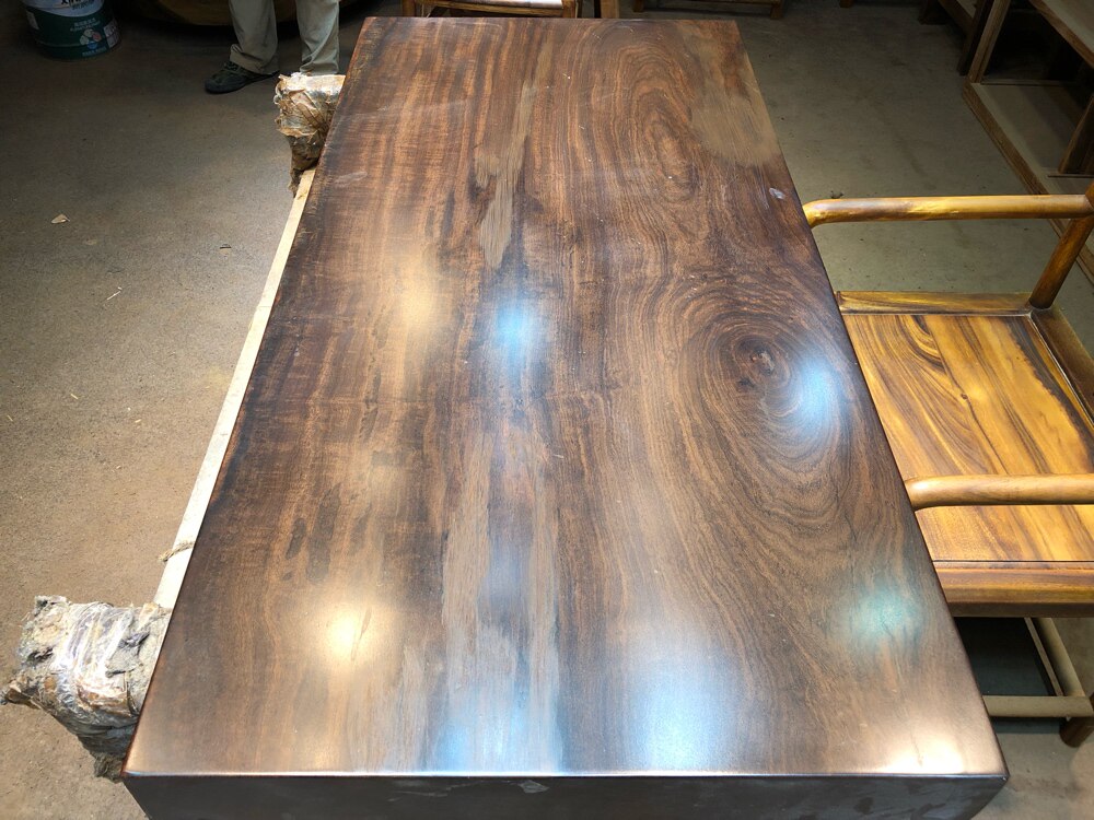 Ebony solid wood slab full square 134*65 5*10