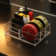 Eyeshadow lipstick drawer divided cosmetics storage box