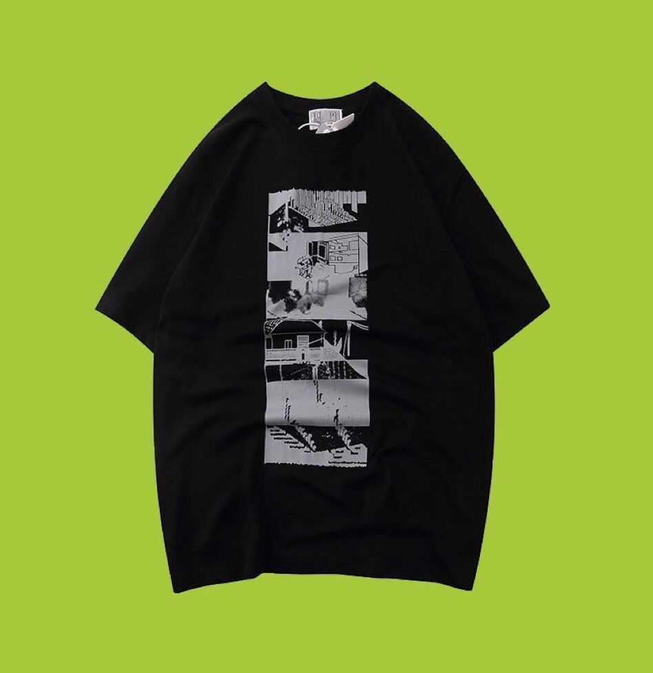 CAV EMPT 20/SS C.E с коротким рукавом мужской женский японский прилив бренд геометрия письмо пар Волна случайный печать Футболка