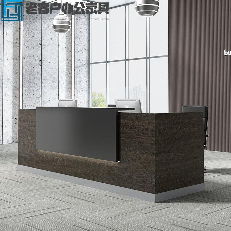 Cashier counter reception desk bar simple modern supermarket shop counter small shop company bar table