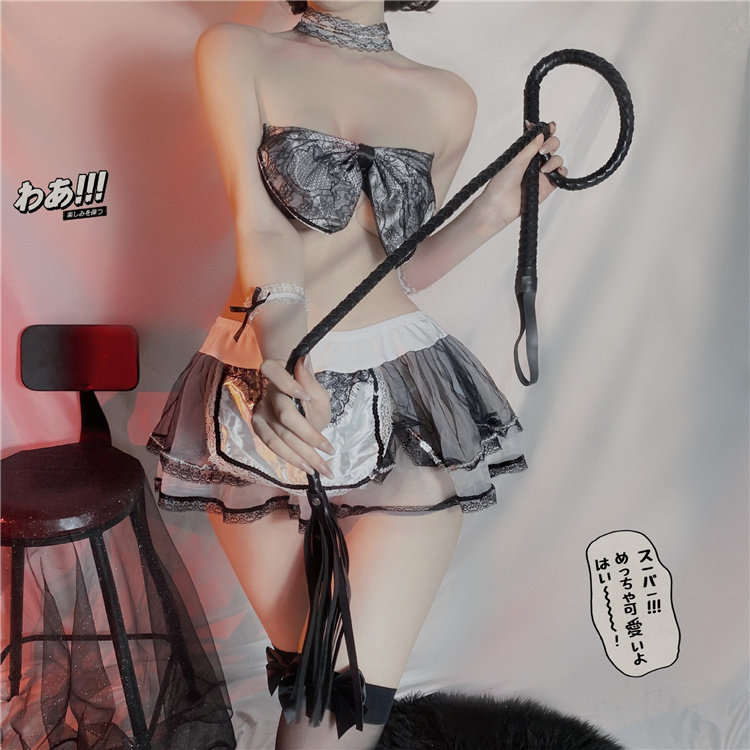 Sexy underwear sexy passion suit pajamas uniform tempts maid dress tease bed to avoid small chest