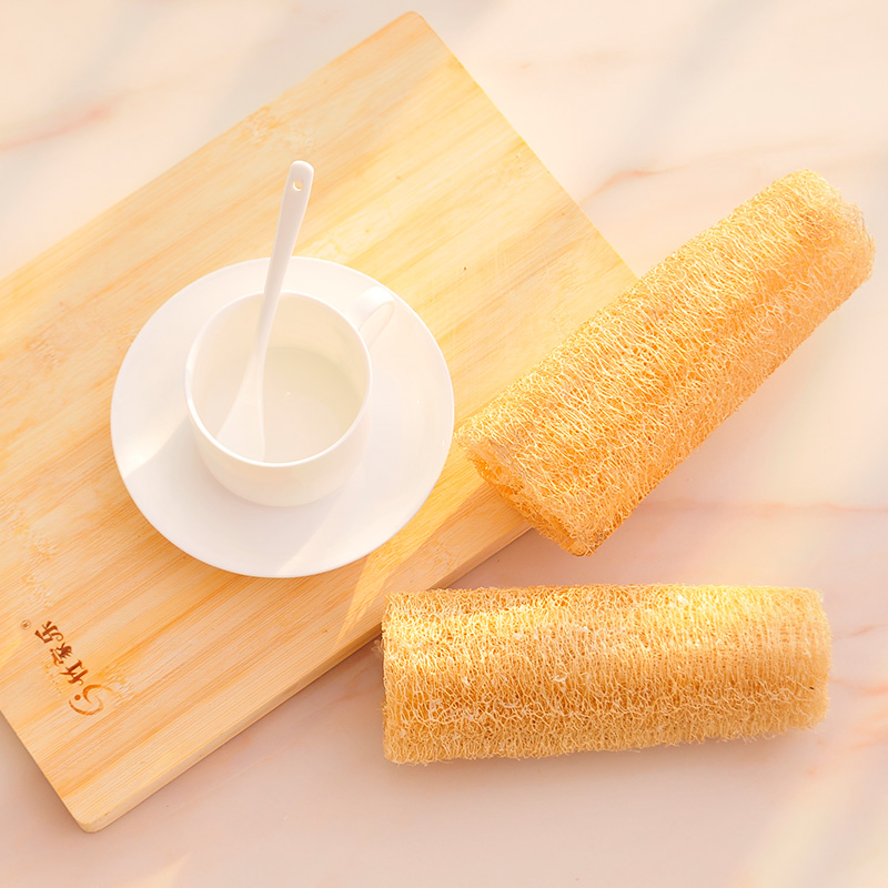 Farmhouse natural silk melon sponge dishwashing pan under milk rubbing bath towel bath old dry silk melon pulp water melon sack rib cloth slag peel