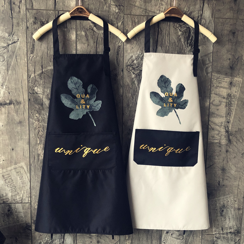 Nordic Wind Home Kitchen Waterproof Oil Proof Apron Fashion Adult Women's Milk Tea Catering Shop Customised Logo
