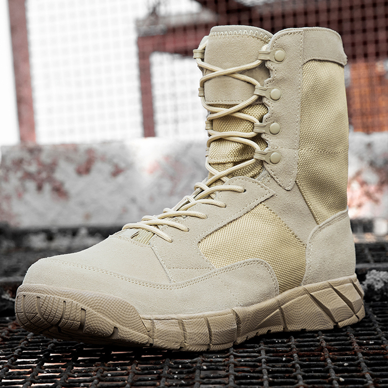 Northern Eagle Mountaineering Shoes Men's and Women's Waterproof Anti-skid Wear-resistant Outboard Shoes Walking Shoes Men's Climbing Shoes Men's Shock Absorbing Desert Boots
