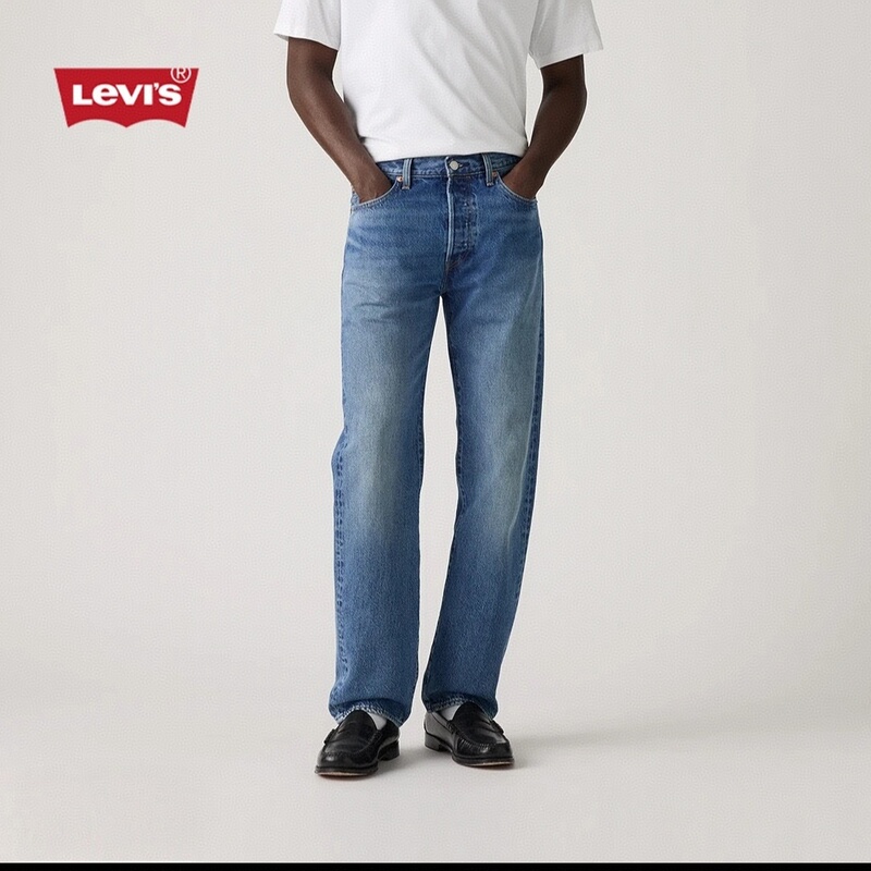 Levi's 25 Autumn/Winter Men's 501 Classic Straight Jeans 00501-3739